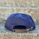 Official League Dillon At Bat Relaxed Leather Strapback - Portland Pickles Baseball