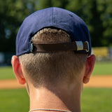 Official League Dillon At Bat Relaxed Leather Strapback - Portland Pickles Baseball