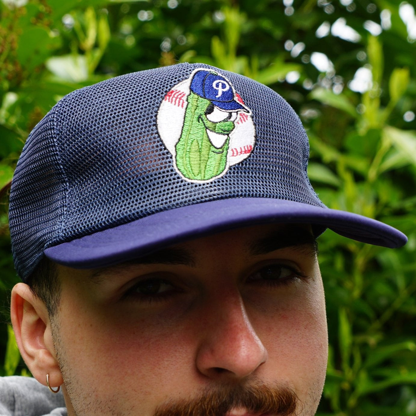 Official League Full Mesh Pickles Hat | Portland Pickles Baseball
