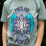2023 February Artist Series Mandy Grotie T-Shirt - Portland Pickles Baseball