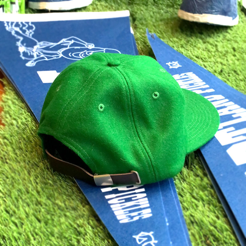 Official League Heritage Green Wool Hat - Portland Pickles Baseball