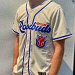 2021 Portland Rosebuds Alternate Cream Jersey - Portland Pickles Baseball