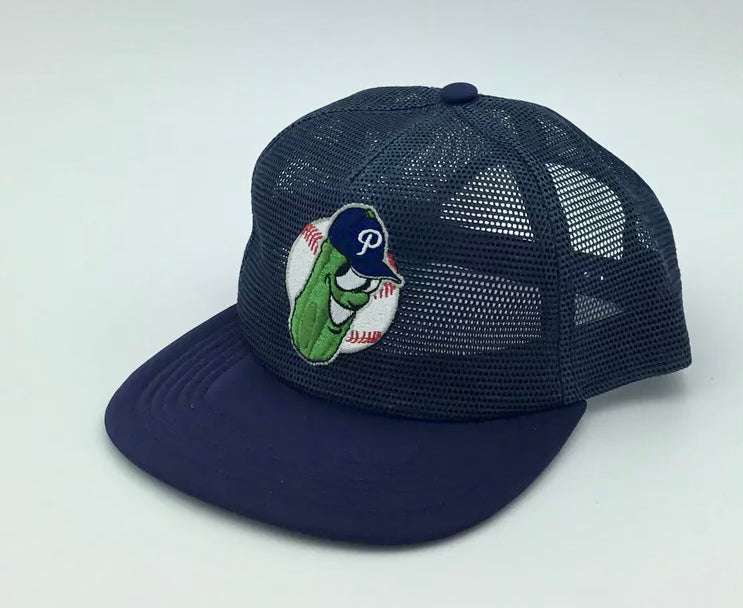 Official League Full Mesh Pickles Hat - Portland Pickles Baseball