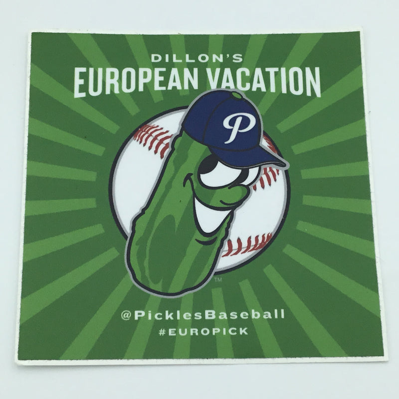 European Vacation Sticker - Portland Pickles Baseball