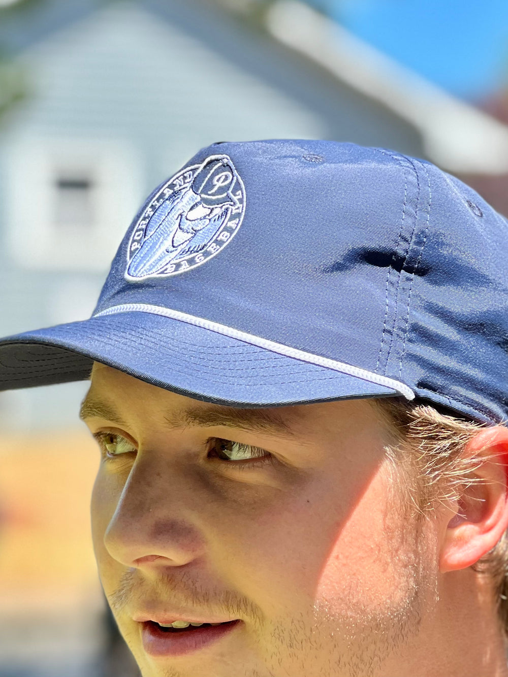 Official League Pickles Badge Nylon Hat - Portland Pickles Baseball