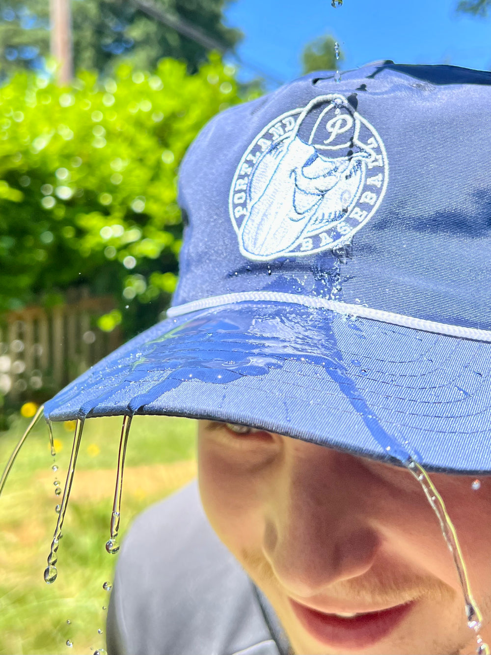Official League Pickles Badge Nylon Hat - Portland Pickles Baseball