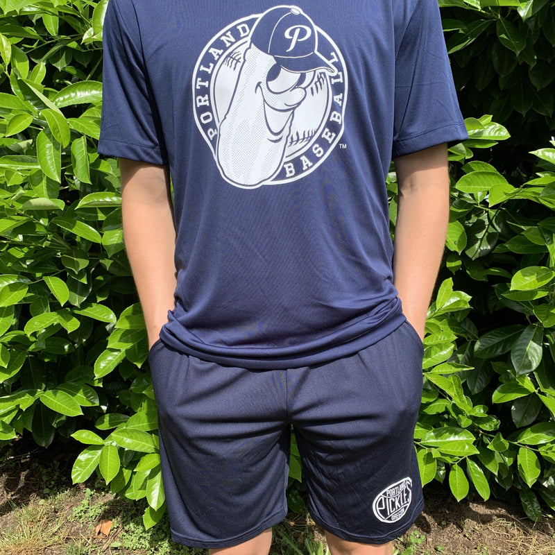 On Field Navy Player Shorts - Portland Pickles Baseball