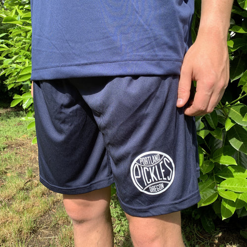 On Field Navy Player Shorts - Portland Pickles Baseball