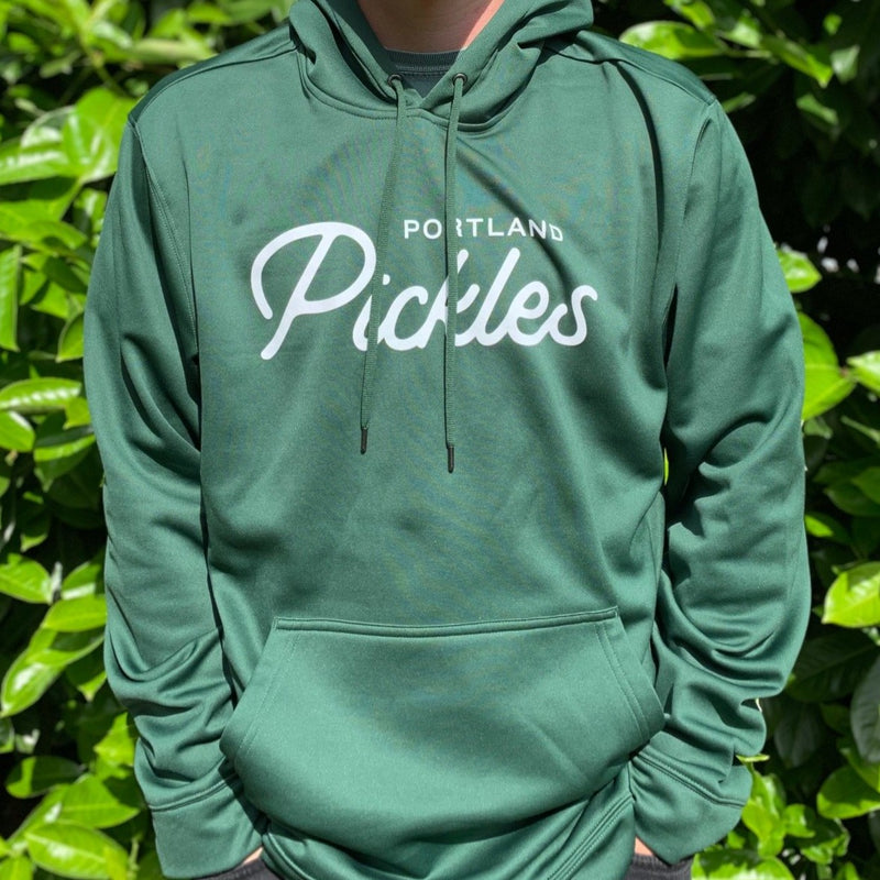 On Field Green Player Hoodie - Portland Pickles Baseball