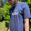 Pickles Script Navy T-Shirt - Portland Pickles Baseball