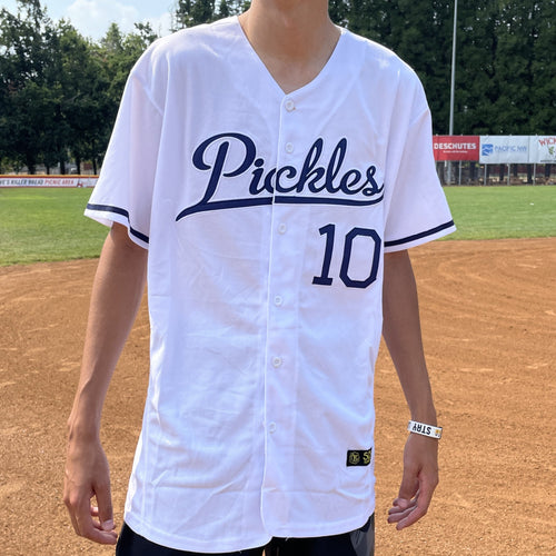 2021 White Portland Pickles Jersey - Portland Pickles Baseball