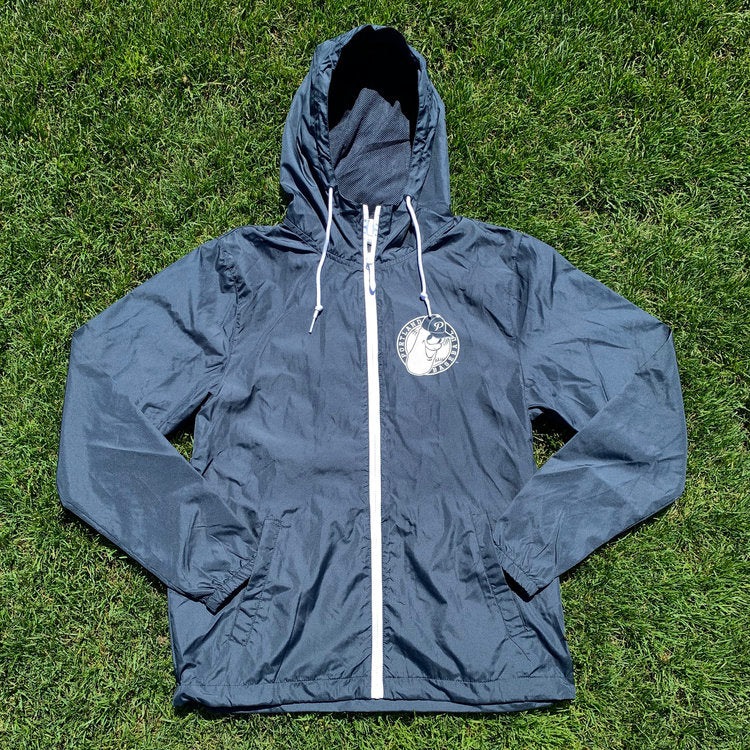 Blue Windbreaker with Dillon Badge Logo - Portland Pickles Baseball