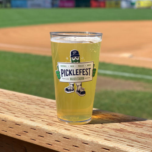 Plastic Picklefest Pint - Portland Pickles Baseball