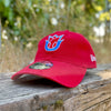 New Era 9TWENTY Rosebuds Red Dad Hat - Portland Pickles Baseball