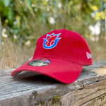 New Era 9TWENTY Rosebuds Red Dad Hat - Portland Pickles Baseball