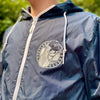 Blue Windbreaker with Dillon Badge Logo - Portland Pickles Baseball