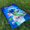 Portland Pickles Best Friends Collaboration Fleece Blanket - Portland Pickles Baseball
