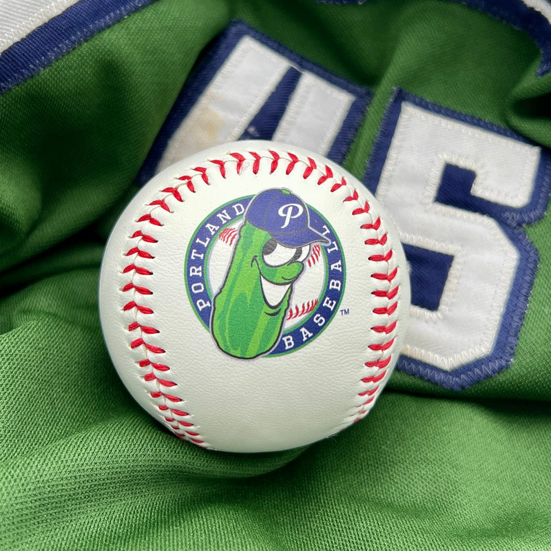 Pickles Badge Novelty Baseball - Portland Pickles Baseball
