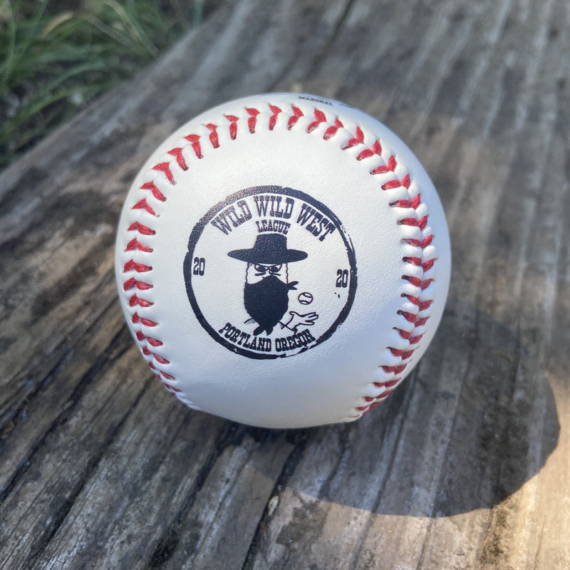 Wild Wild West League Official Game Ball - Portland Pickles Baseball