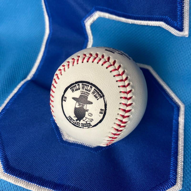 Wild Wild West League Official Game Ball - Portland Pickles Baseball