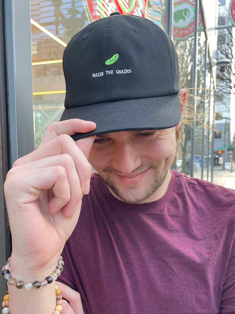 Official League Tiny Pickle Dad Hat - Portland Pickles Baseball