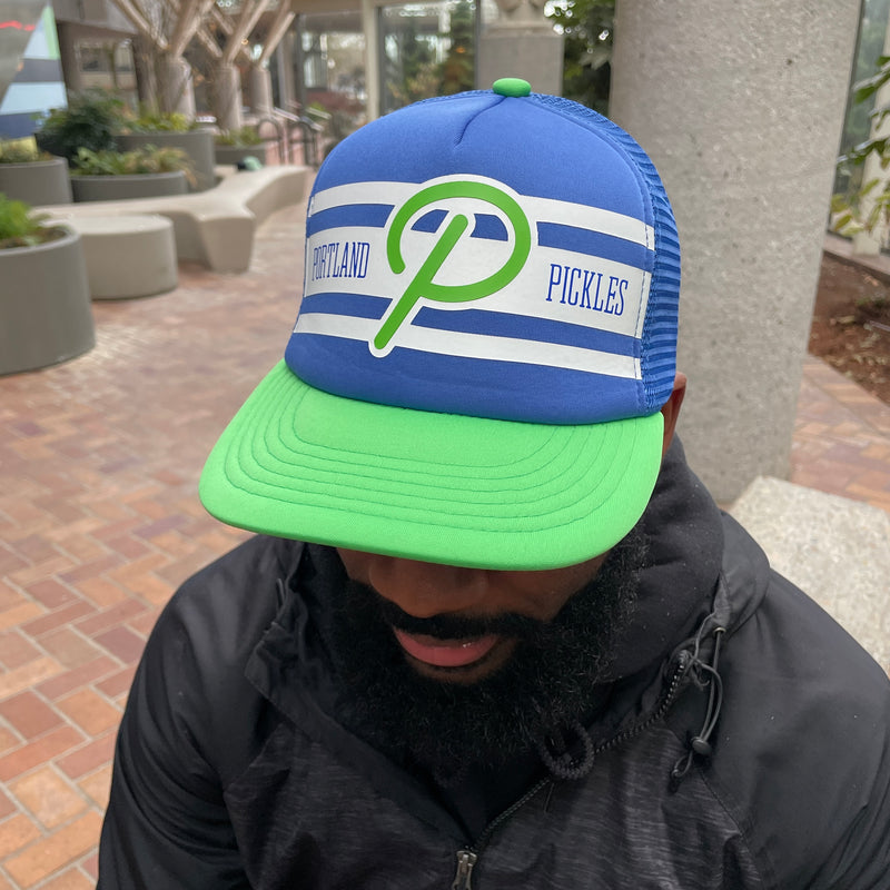 Official League Big "P" Trucker Hat - Portland Pickles Baseball