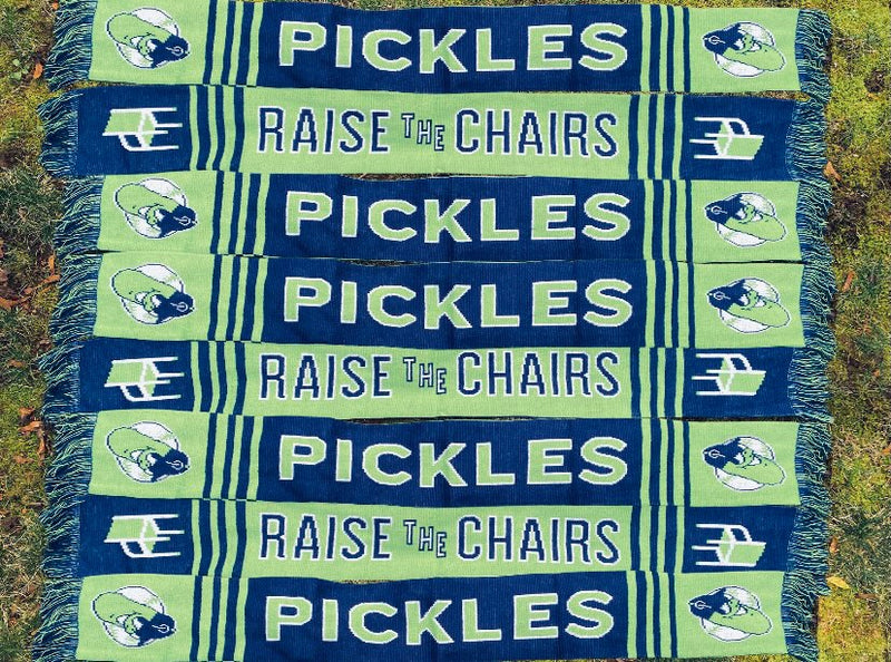 Pickles Scarf - Portland Pickles Baseball