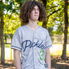 Official League 2022 Pickles Grey Jersey - Portland Pickles Baseball