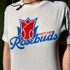 Portland Rosebuds White T-Shirt - Portland Pickles Baseball