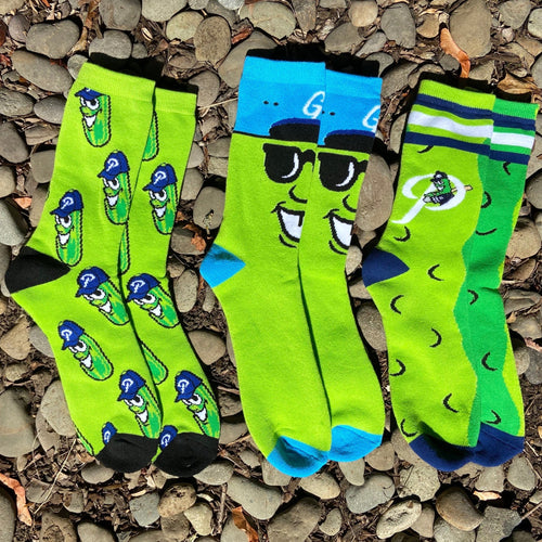 Dillon's Amazing Sock Triple Pack! - Portland Pickles Baseball