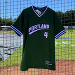Official League 2022 Pickles Green Pullover Jersey - Portland Pickles Baseball