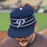 Official League Pill Box Navy Hat - Portland Pickles Baseball