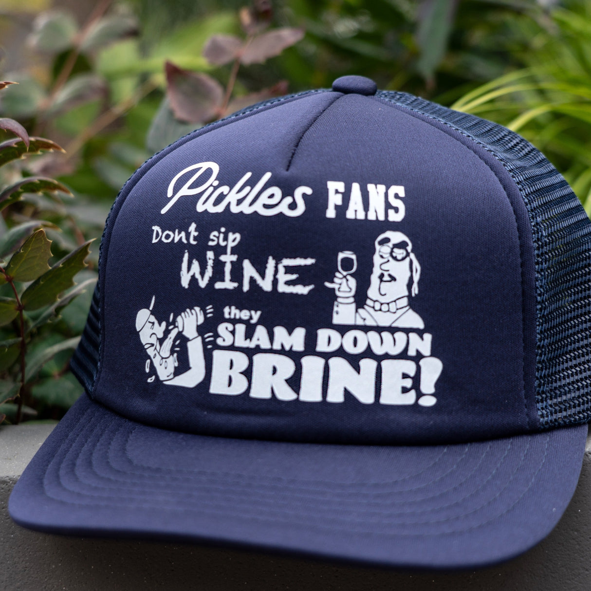 Official League Rise and Brine Trucker Hat - Portland Pickles Baseball