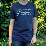 Youth Portland Pickles Script Navy T-Shirt - Portland Pickles Baseball