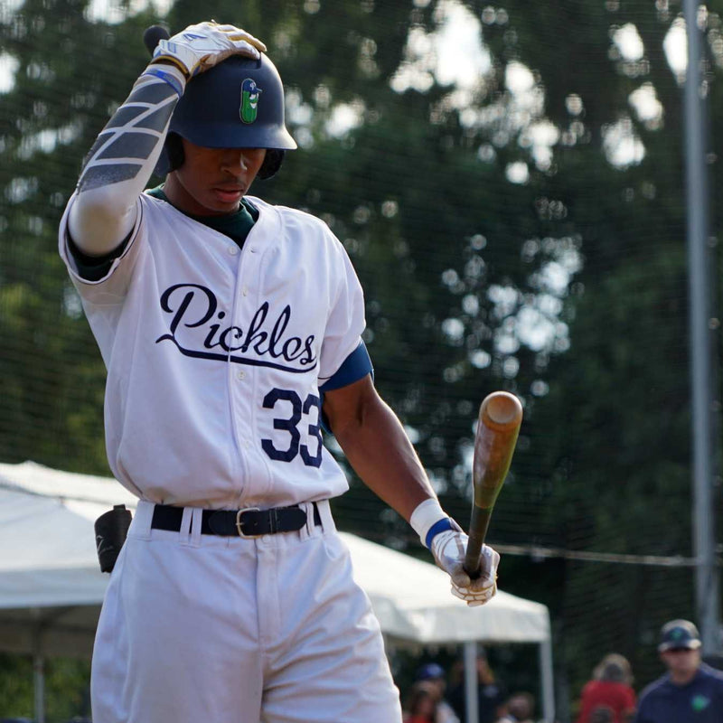 Official League 2022 Pickles White Jersey - Portland Pickles Baseball