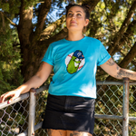 8-bit Blue T-Shirt - Portland Pickles Baseball