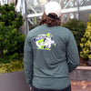 Heather Forest Green Pickles World Famous Long Sleeve - Portland Pickles Baseball