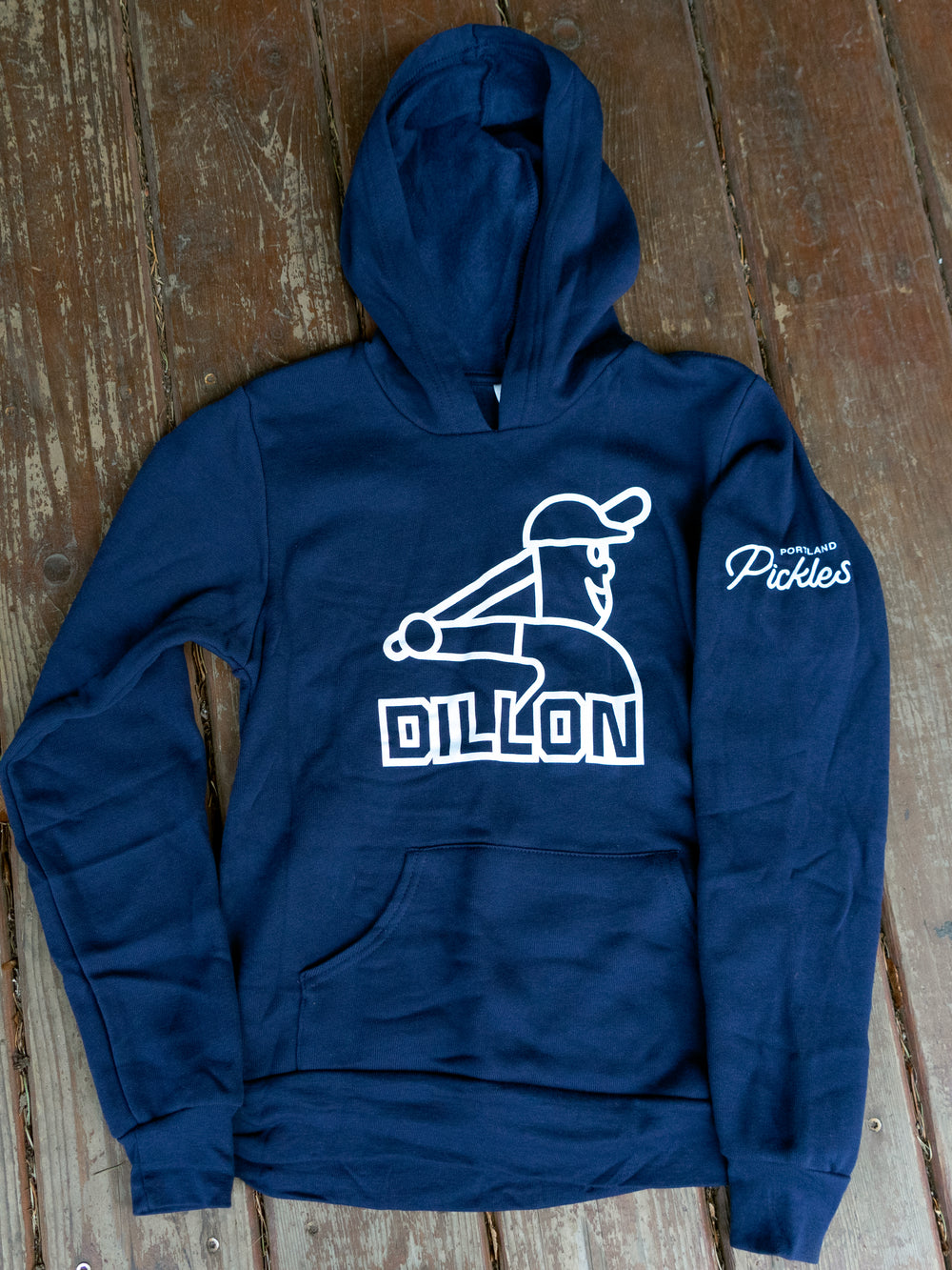 Youth Lead Off Dillon Navy Hoodie - Portland Pickles Baseball