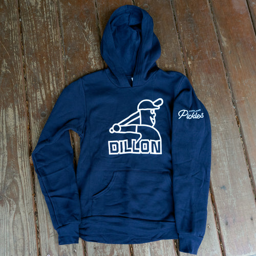 Youth Lead Off Dillon Navy Hoodie - Portland Pickles Baseball