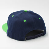 Official League Youth Navy Lime Dillon Snapback - Portland Pickles Baseball