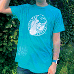 Neon Green Youth Badge T-Shirt - Portland Pickles Baseball