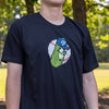 8-bit Black T-Shirt - Portland Pickles Baseball