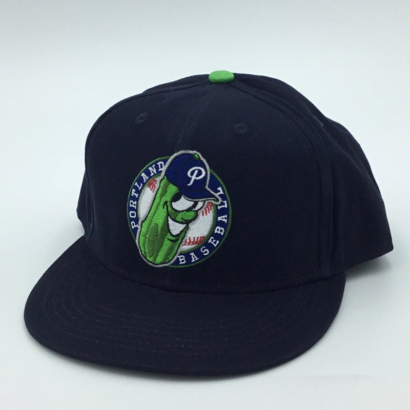 Official League Navy Youth Badge Snapback - Portland Pickles Baseball