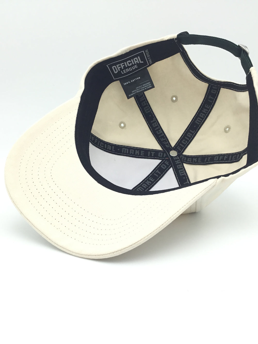 Official League Pickles Two Tone Badge Tan Dad Hat - Portland Pickles Baseball