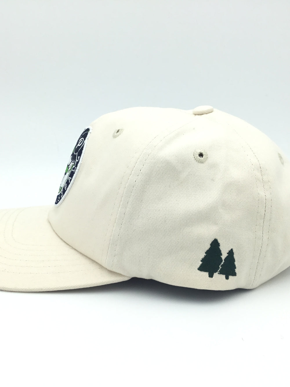 Official League Pickles Two Tone Badge Tan Dad Hat - Portland Pickles Baseball