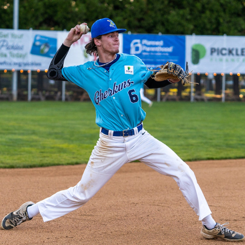 Official League 2022 On-Field Gherkins Jersey - Portland Pickles Baseball